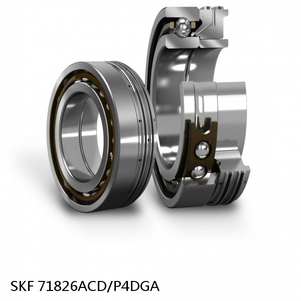 71826ACD/P4DGA SKF Super Precision,Super Precision Bearings,Super Precision Angular Contact,71800 Series,25 Degree Contact Angle