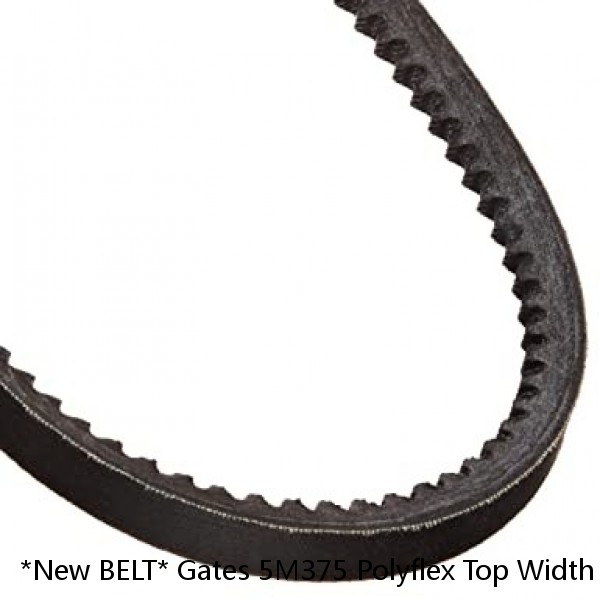 *New BELT* Gates 5M375 Polyflex Top Width 5mm, Length 375mm