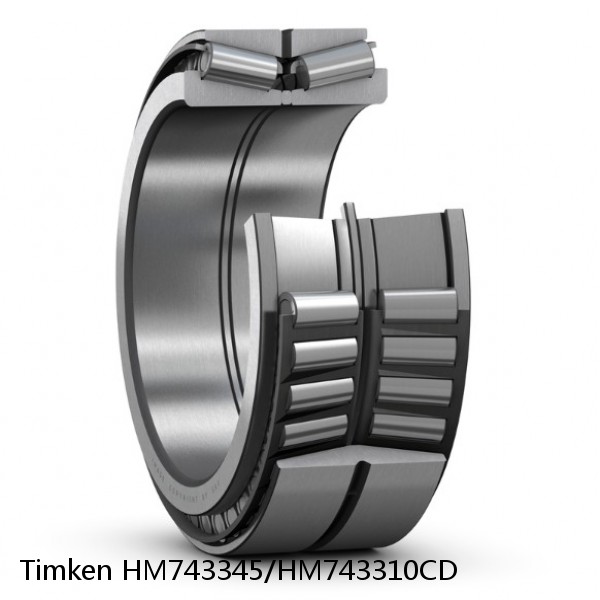 HM743345/HM743310CD Timken Tapered Roller Bearing Assembly #1 small image