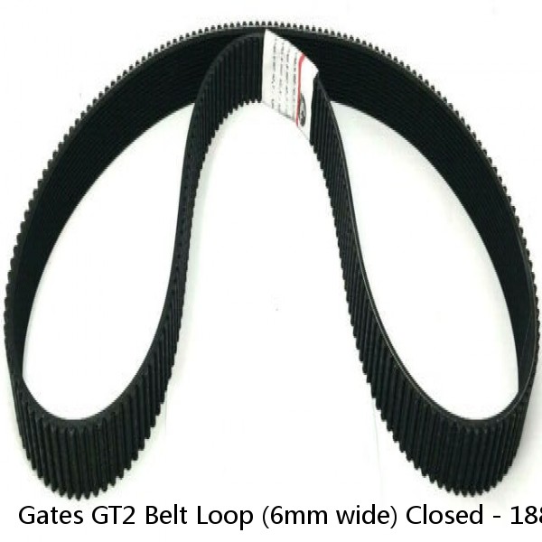 Gates GT2 Belt Loop (6mm wide) Closed - 188mm - 188-2GT-6RF #1 small image