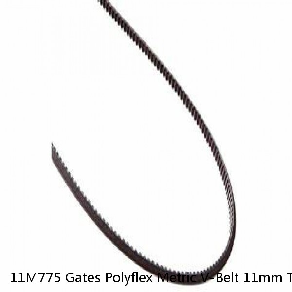 11M775 Gates Polyflex Metric V-Belt 11mm Top Width 775mm Outside Length USA #1 image